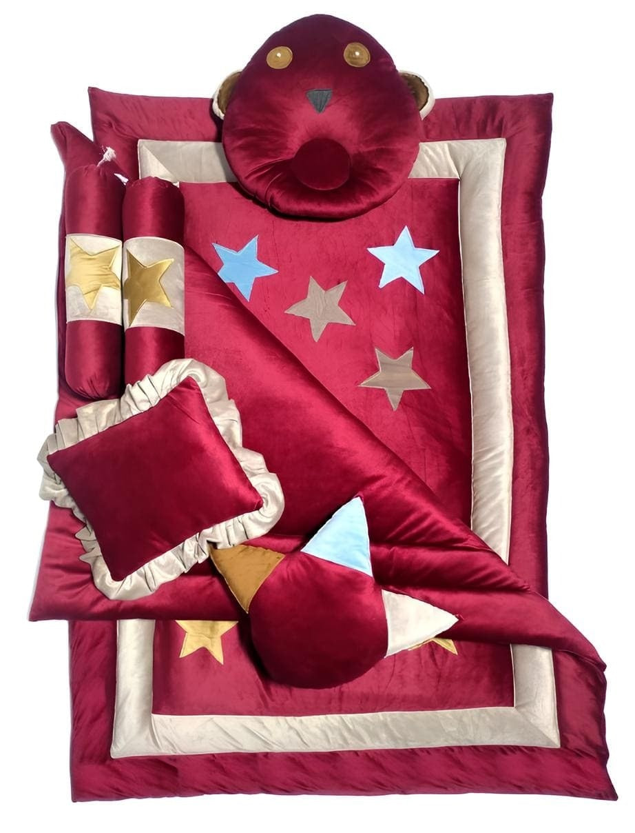 Velvet Baby Sleeping Set Stars 7 Pcs