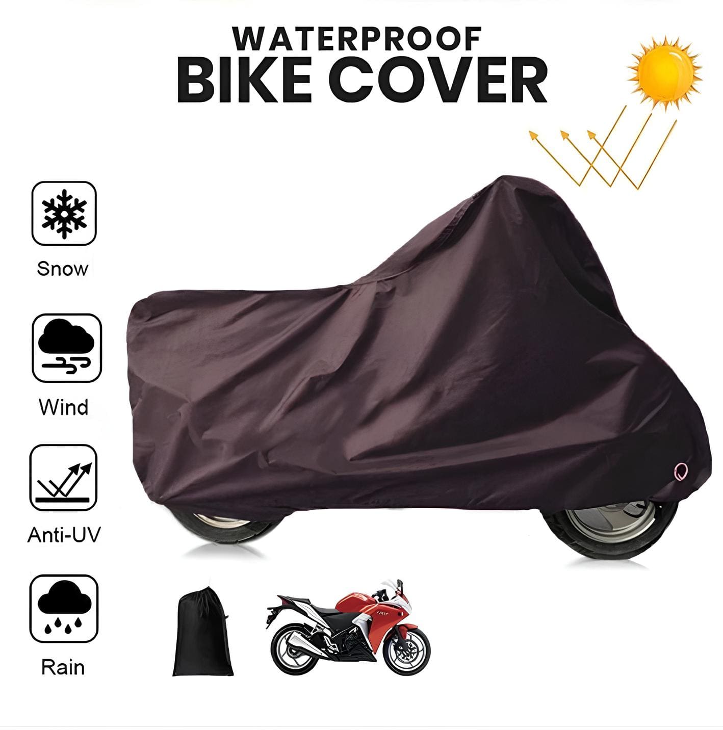 Bike Cover 100 % Water Proof & Dust Proof