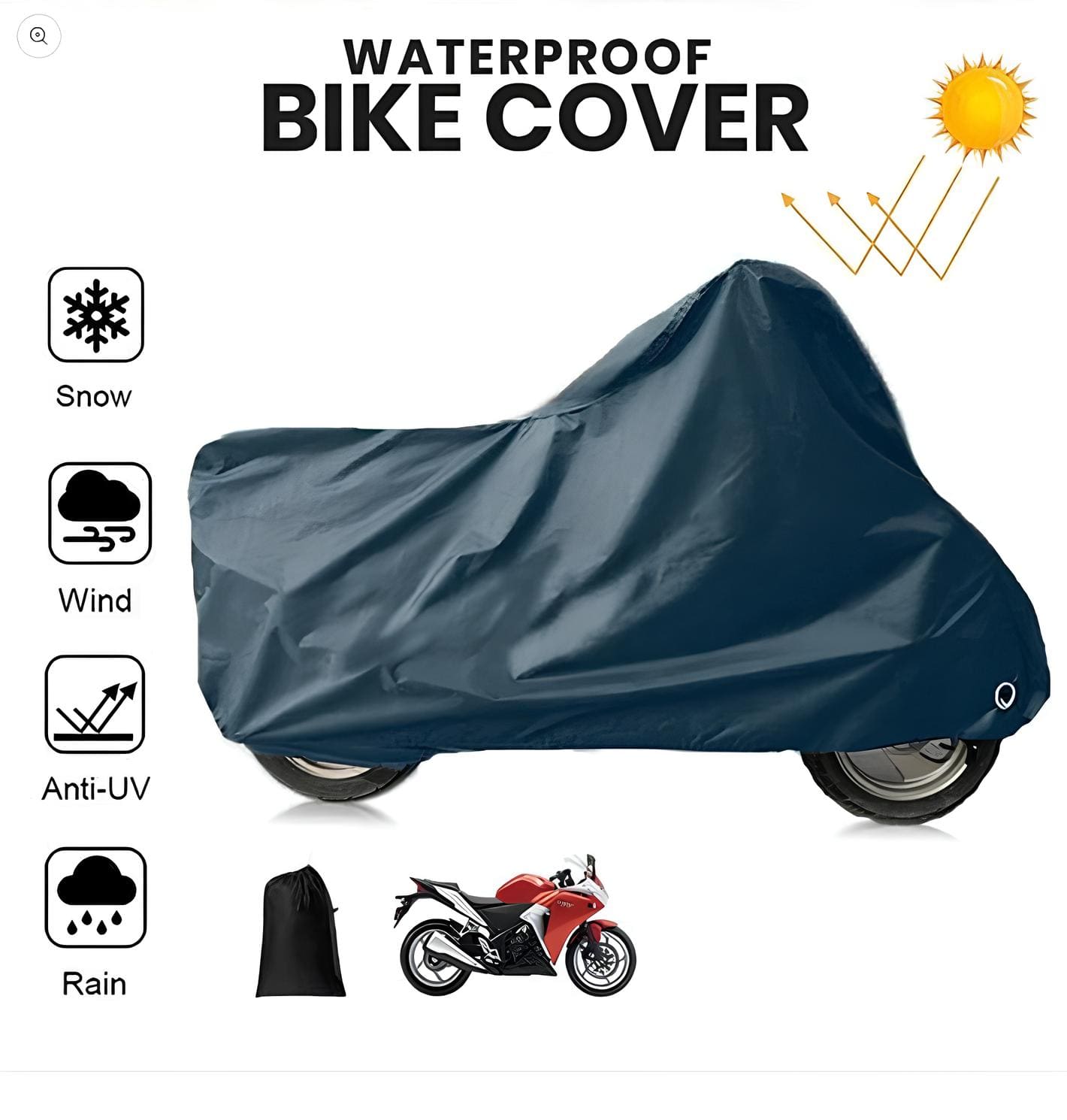 Bike Cover 100 % Water Proof & Dust Proof