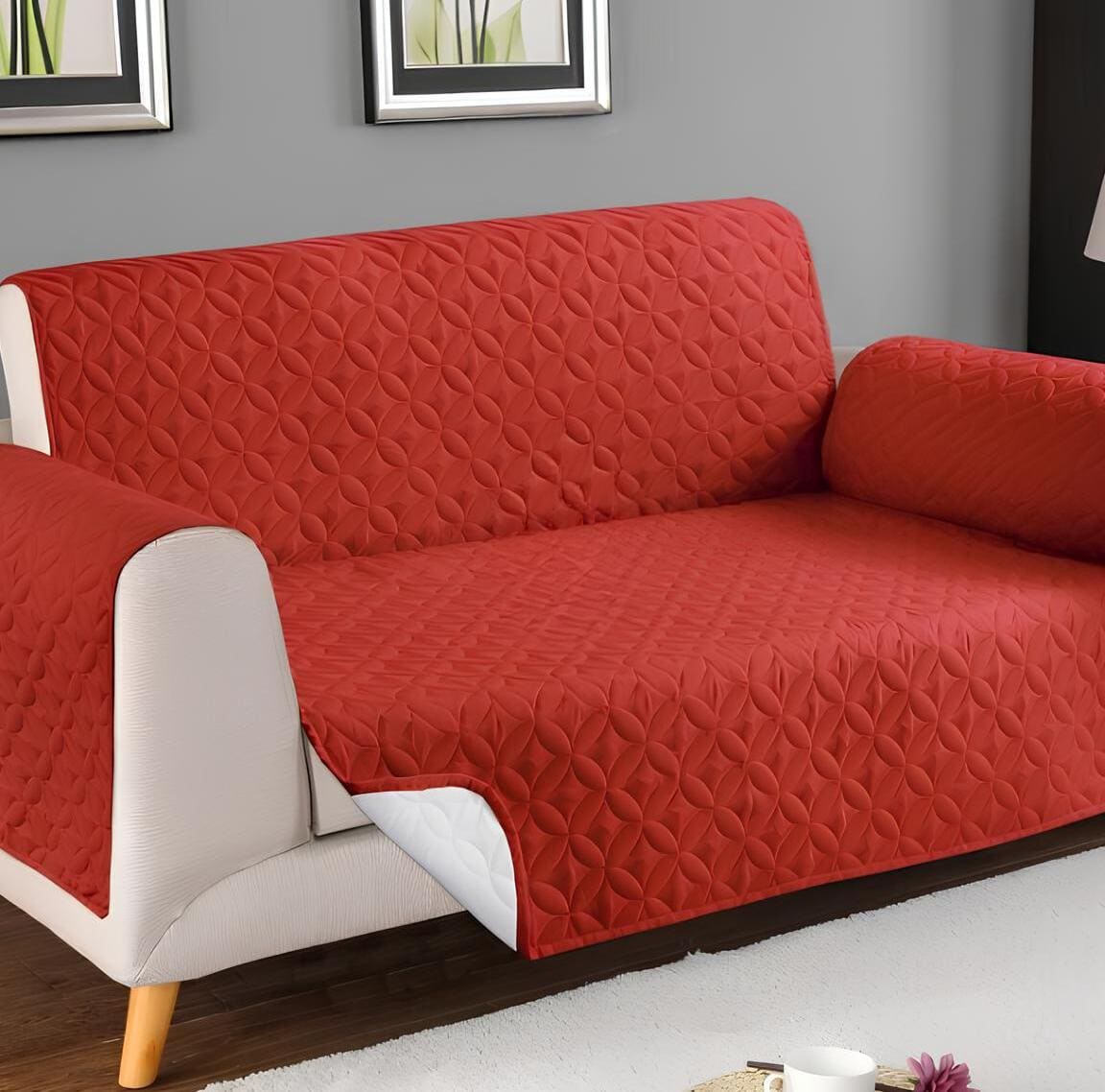 Ultrasonic Quilted Sofa Cover