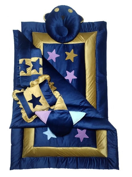 Velvet Baby Sleeping Set Stars 7 Pcs